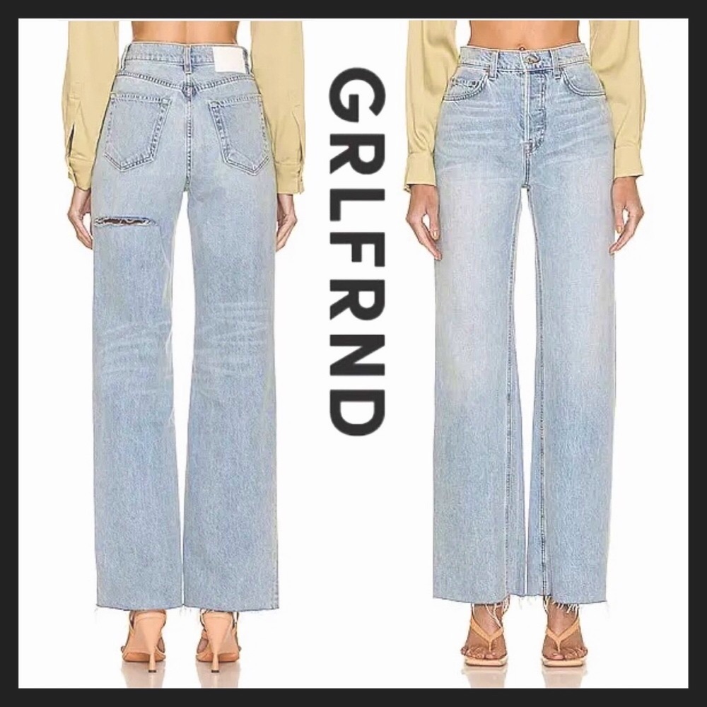 GRLFRND Premium Denim ‘Brooklyn High Rise Straight’ Jeans Women’s Size (27)